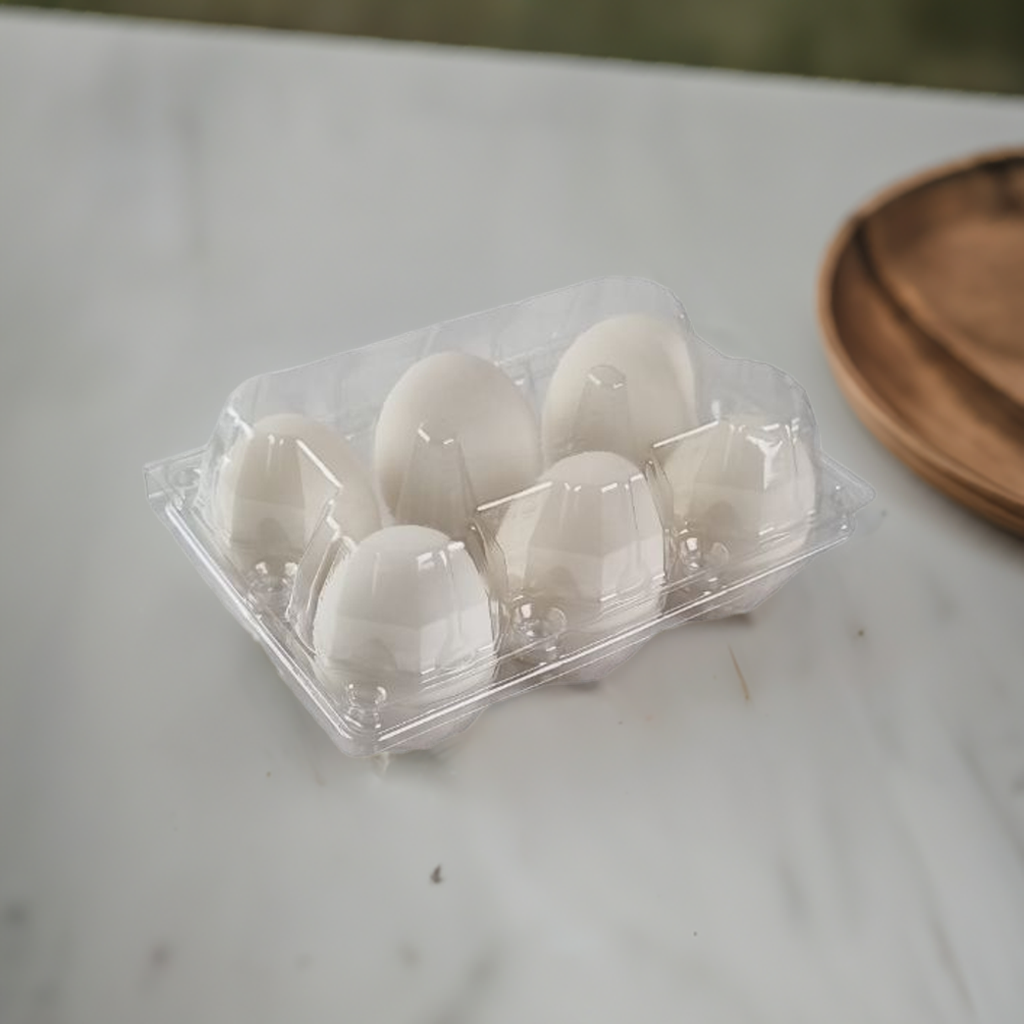 Free-range organic duck eggs 6 piece